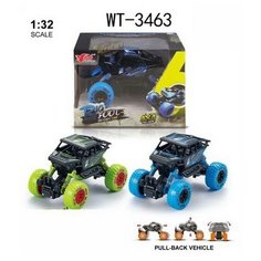 Машинка "Джип", 1:32, пластмассовая, инерционная, с элементами из металла, 18,5х11х13 см Junfa Toys