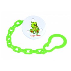 Canpol Клипса-держатель для пустышек Canpol Fairy Tale, 0м+, арт. 2/414 цвет зеленый