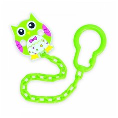 Canpol Клипса-держатель для пустышек Canpol Сова, 0м+, арт. 10/876 цвет зеленый