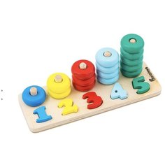 Alatoys Пирамидка Счеты 20 деталей