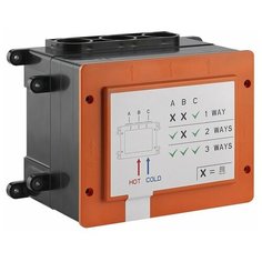 GS HI-FI COMPACT Встраиваемые части для термостатического смесителя с кнопками, 1/2" соединение Gessi