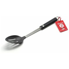 Ложка с прорезями "Atlantis", черная, T291