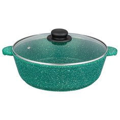 Сковорода Elan Gallery Гармония вкуса 28cm 4.5L Emerald 120601