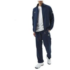 Костюм спортивный мужской UMBRO 460118 09S TYRO WOVEN SUIT синий полиэстер цвет синий размер M