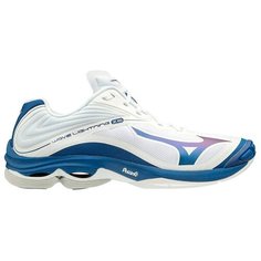 Кроссовки волейбольные мужские MIZUNO V1GA2000 21 WAVE LIGHTNING Z6 текстиль белый цвет белый размер US 12,5