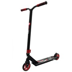 Детский трюковой самокат Y-Scoo FLY 120 mm, black red