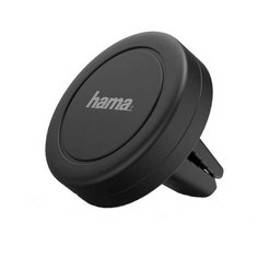 Держатель Hama Magnet Vent магнитный, черный, для смартфонов (00188301)