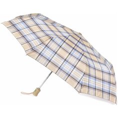 J346-945 VintageCheck (Голубая клетка) Зонт женский автомат Fulton
