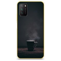 Силиконовый чехол "Пар из кружки" на Xiaomi Poco M3 / Сяоми Поко М3 Case Place