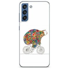 Силиконовый чехол "Хобби велосипед 8" на Samsung Galaxy S21 FE / Самсунг Галакси S21 FE Case Place