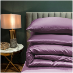 Пододеяльник SOFT BOX Орхидея 150х210 см на молнии, Мако-сатин, 100% египетский хлопок