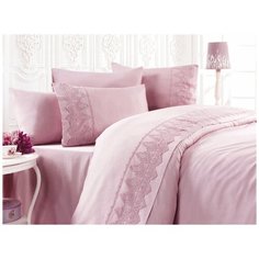 Постельное белье Grazie Home MARISSA хлопковый сатин делюкс пудра евро