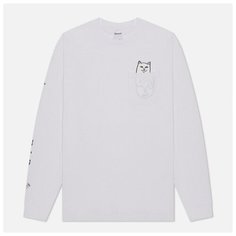 Лонгслив RIPNDIP Lord Nermal Pocket размер L, серый