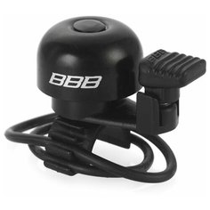 Звонок велосипедный BBB, сталь/пластик, черный, BBB14BK
