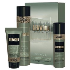 Косметический набор ALPHA HOMME GENWOOD для бритья Shave, 250+100+100 мл Estel