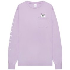 Лонгслив RIPNDIP Lord Nermal Pocket размер L, mauve