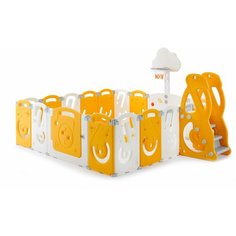 Манеж Unix Line Supreme Music SUMS15 оранжевый/белый