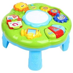 Интерактивная развивающая игрушка Ути-Пути Столик 70693, зеленый/голубой