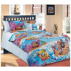 Покрывало детское Пираты перкаль, 110х140, 100% хлопок Текс Дизайн