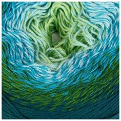 Пряжа "Flowers" 55% хлопок, 45% полиакрил 1000м/250гр (256 разноцветный) 1моток 4594254 Yarn Art