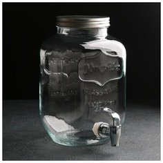 Кувшин с краником "Ёркшир" 5 л, 23х17,5х27,5 см 4711664 Сима ленд