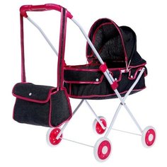 Коляска универсальная для кукол, с сумкой, металлический каркас 5177647 Сима ленд