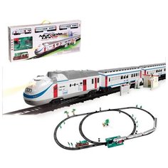 Железная дорога "Городской электропоезд", работает от батареек, световые и звуковые эффекты 737790 Сима ленд