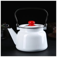 Чайник 2,3 л б/деколи(белый) эм. крышка 1533935 Сибирские товары