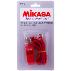 Свисток Wh-2r с шариком, красный Mikasa