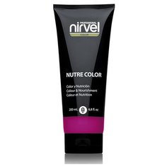 Nirvel Nutri Color Гель-маска для волос фуксия, 200 мл