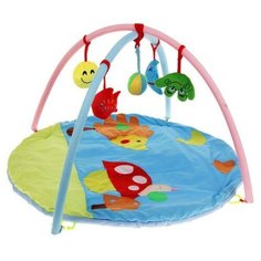 Коврик развивающий с дугами Крошка Я "Лесные жители", 5 игрушек (1886794)