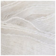 Пряжа "Mohair classic" 25% мохер, 24% шерсть, 51% акрил 200м/100гр (55 белый) 1моток 2565323 Alize