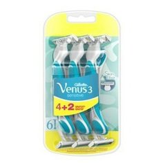 VENUS Женские одноразовые бритвы Venus 3 Sensitive 1 шт