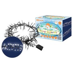 Гирлянда светодиодная "Мишура" 3 м, 320LED, белый, 8 режимов, 250 В, IP20, TDM