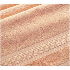 Махровое полотенце Утро персик (70х140) Текс Дизайн