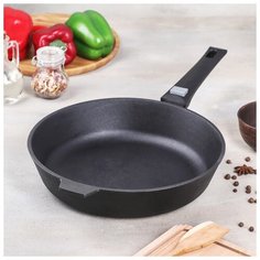 Сковорода литая чугунная 280х60 со съемной ручкой 4641442 Камская Посуда