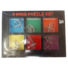 6 Metal Puzzles SET (головоломки металлические)