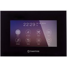 Монитор цветного видеодомофона 7 дюймов Tantos Marilyn HD Wi-Fi IPS Цвет черный, С емкостным сенсорным экраном с поддержкой форматов AHD/TVI/CVI 1080p/720p + Модуль сопряжения универсальный для цифровых и координатных подъездных домофонов