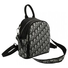 Сумка-рюкзак женская OrsOro, искусственная кожа, черный