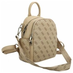 Сумка-рюкзак женская OrsOro, искусственная кожа, бежевый