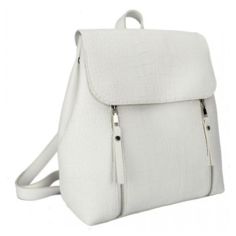 Сумка-рюкзак женская OrsOro, искусственная кожа, белый
