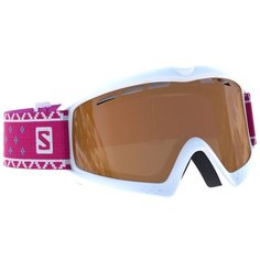 Маска true Salomon Kiwi Access, white/universal tonic orange