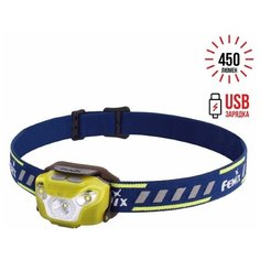 Фонарь налобный "Fenix" HL26 (желтый)