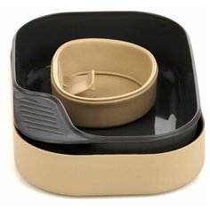 Набор посуды "Wildo" Camp-A-Box Basic, портативный (песочный, DESERT)