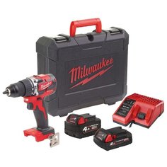 Аккумуляторная ударная дрель-шуруповерт Milwaukee M18 CBLPD-422C (4933472116)
