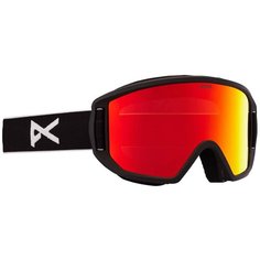 Маска ANON Relapse Jr. Goggle + MFI Face Mask, Black/Red Solex