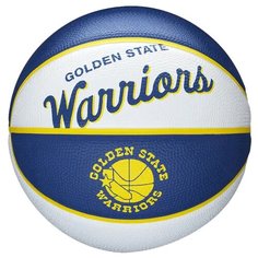 Баскетбольный мяч Wilson Team Retro mini Golden State Warriors, р. 3 синий
