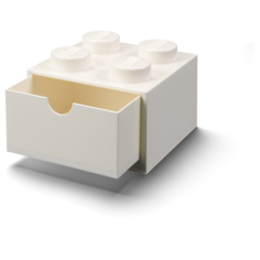 Ящик для хранения LEGO DESK 4 белый