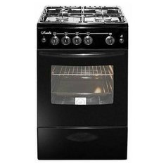 Плита газовая Лысьва ГП 400 МС-2у, стеклянная крышка, черный