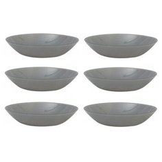 Набор тарелок, Тарелка суповая Арти брюм, Luminarc, 6 штук, диаметр 20см